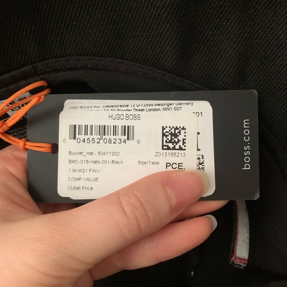 New Hugo Boss x NBA black Bucket Hat Unisex One Size. - Picture 10 of 10